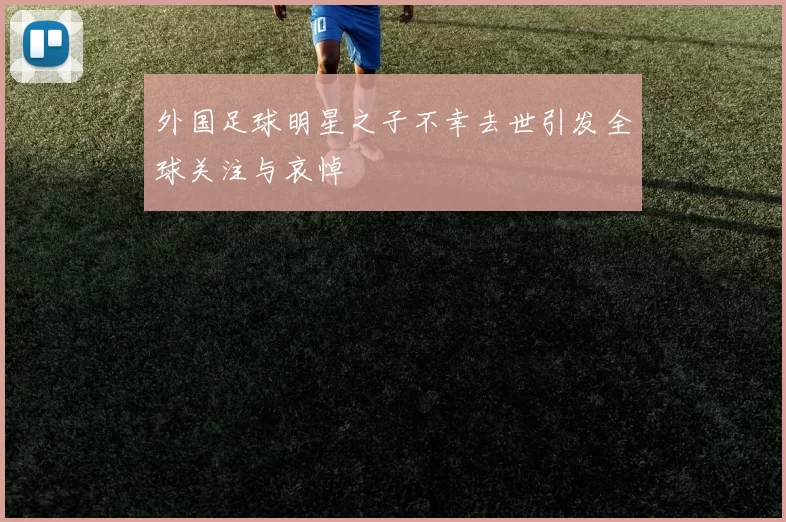 外国足球明星之子不幸去世引发全球关注与哀悼