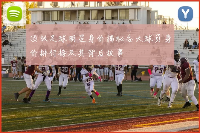 顶级足球明星身价揭秘各大球员身价排行榜及其背后故事
